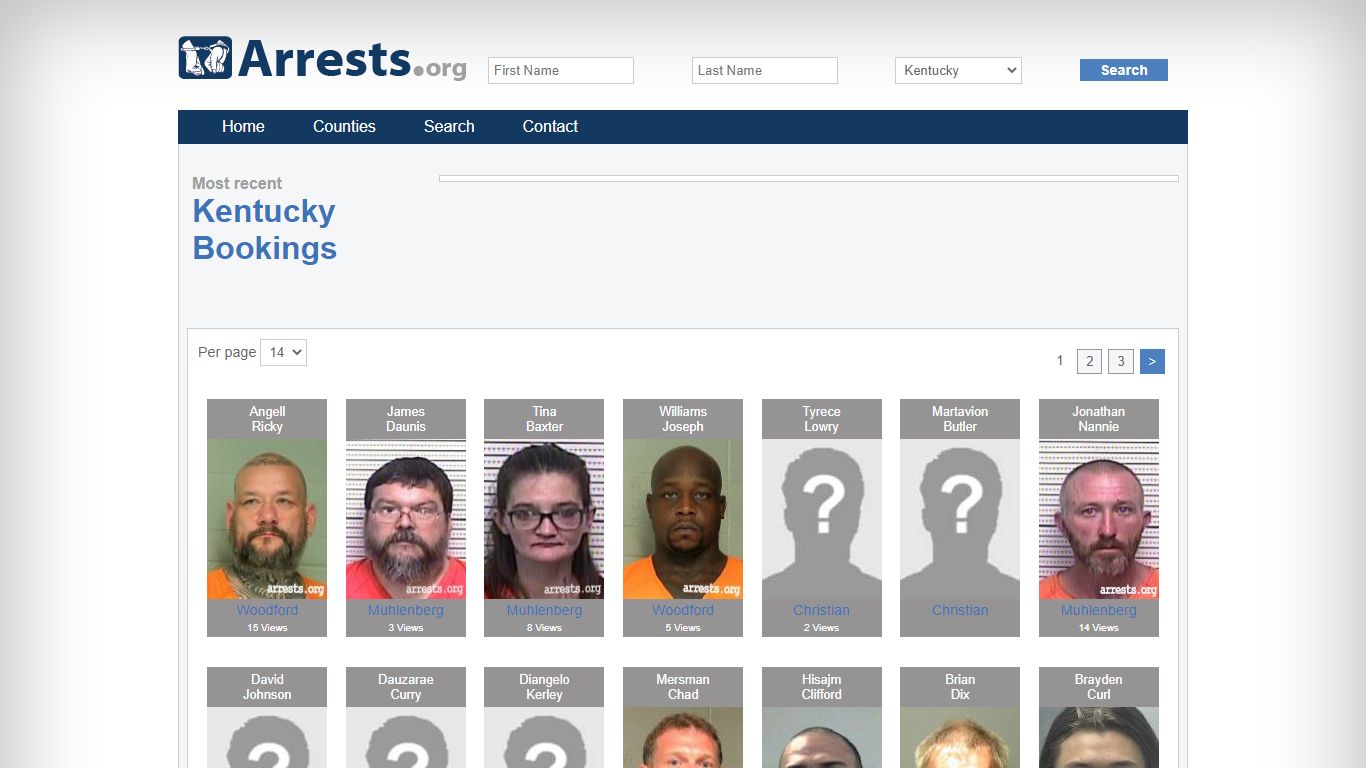 Kentucky Arrests and Inmate Search